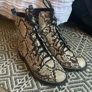 Snake Skin Boots